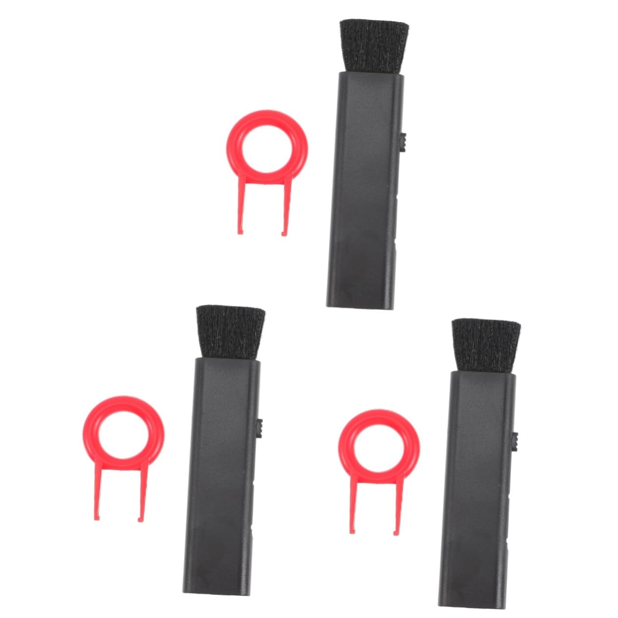 OSALADI 3 Piezas cepillo de limpieza del teclado limpiador de tabletas Limpiador de cepillos para teclado soplador polvo ordenador portátil teclados limpiador de laptop computadora ratón