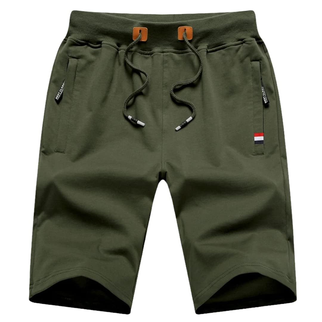 Short d'été en coton décontracté noir léger et classique EN8 XL - 7