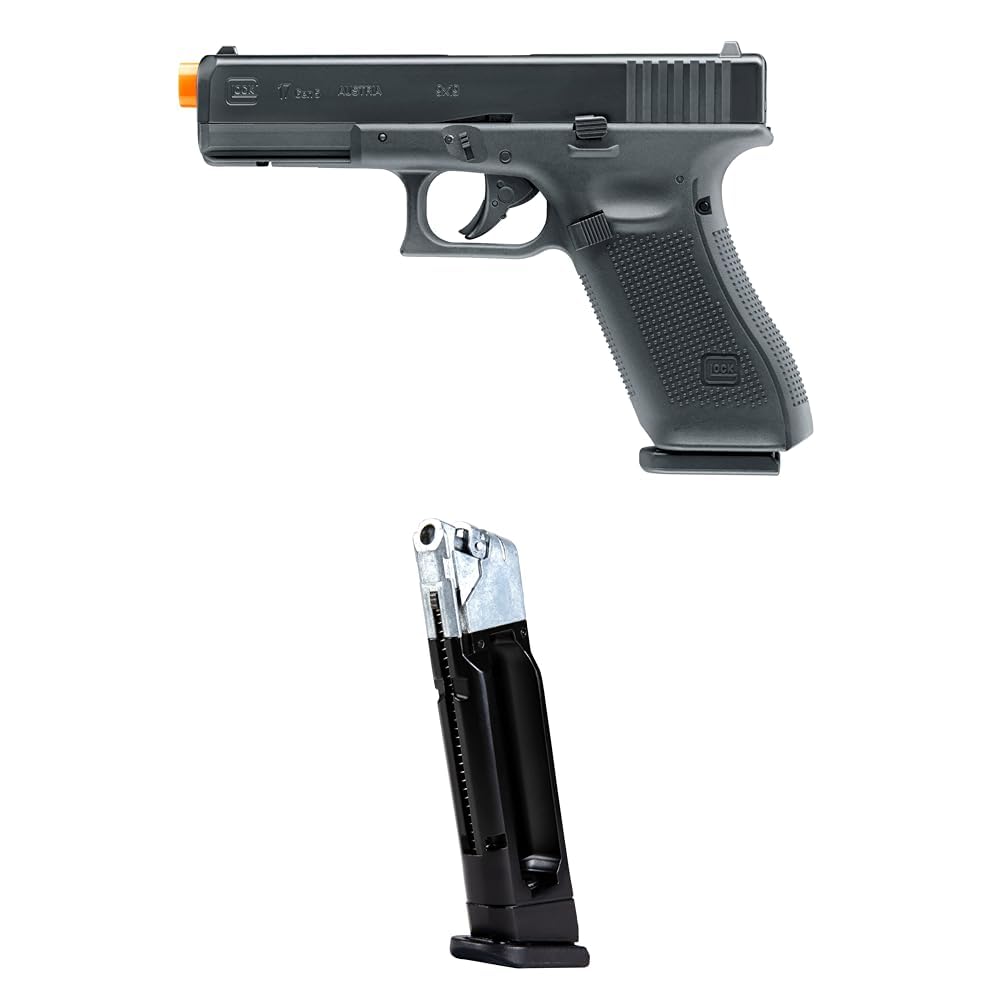 Bundle of Umarex Glock 17 Gen5 Half Blowback 6mm BB Pistol Airsoft Gun + Umarex Glock 17 Gen5 Half Blowback 6mm BB Pistol Airsoft Gun Magazine