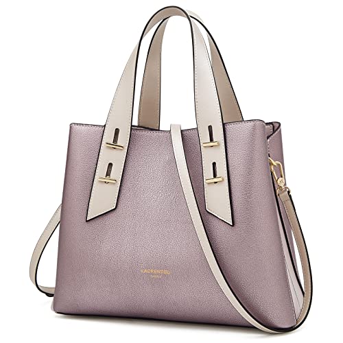 Image of LAORENTOU Women Crossbody Handbags Genuine Leather Satchel Handbags for Women Top-handle Shoulder Tote Purses