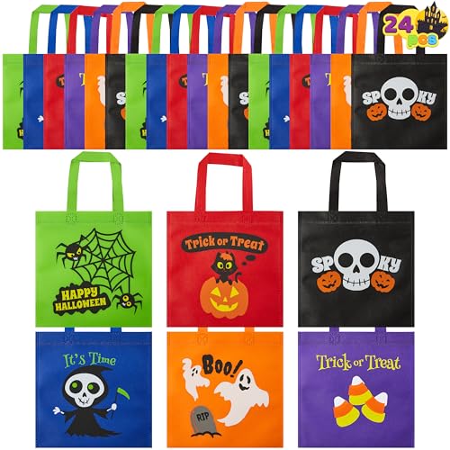 JOYIN 24PCS Halloween Non-Woven Treat Bags, 9