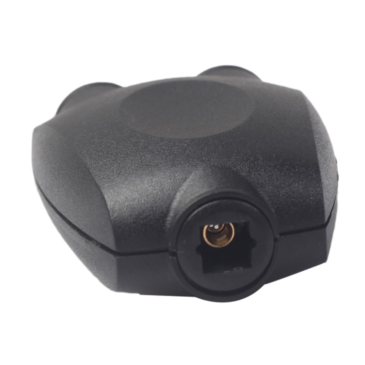 Mikikit Input to Output Spdif Optical Audio Splitter Mini Digital Audio Adapter for Home Theater Supports Lpcm and and Lightweight Design