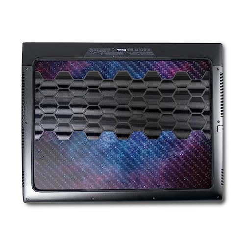Image of MightySkins Carbon Fiber Skin Compatible with Alienware M18 R1 (2023) Full Wrap Kit - Nebula | Protective, Durable Textured Carbon Fiber Finish | Easy to Apply & Change Styles | Made in The USA