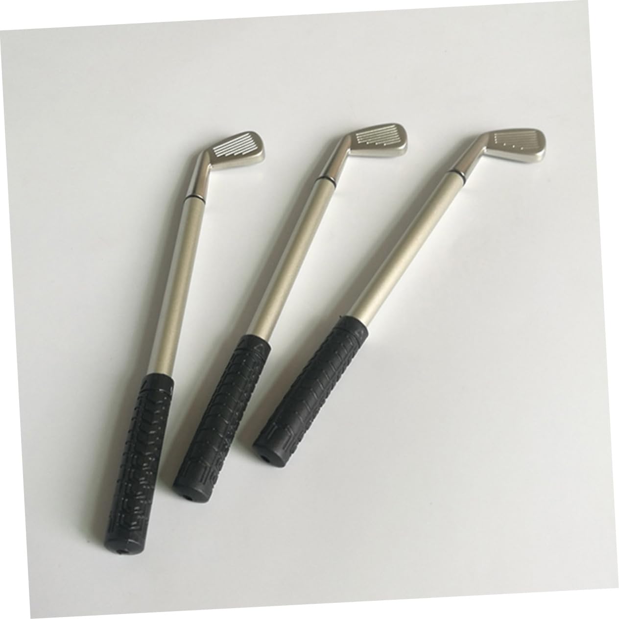 DOITOOL 2 Set Penne Scrivania Miniatura Penne Decorative Metallo Golf Con E Blu Accessori Ufficio Resistenti Per Appassionati Golf E Decorazione Desktop 8 * 2