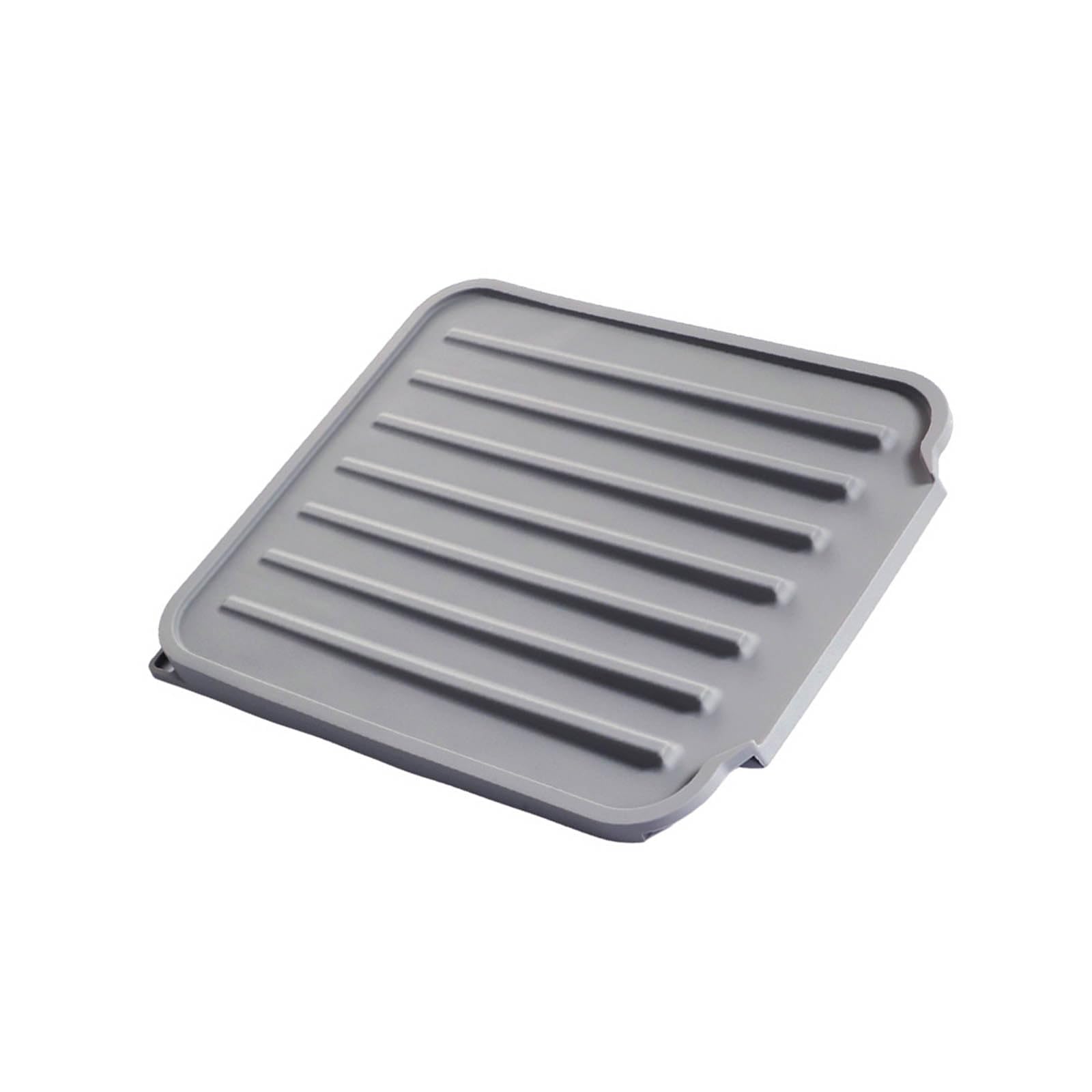 Xjdzineq Heatproof Silicone Drying Mat Space Efficient Rack for Countertop Drainage Bathroom Drying Mat