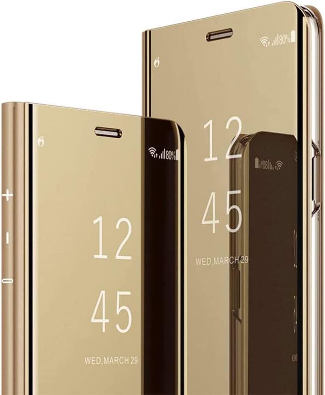 Helix Clear View Mirror Leather Flip Cover for Samsung Galaxy A34 5G - Gold (B0BZ8HNLKS) Amazon Price History, Amazon Price Tracker