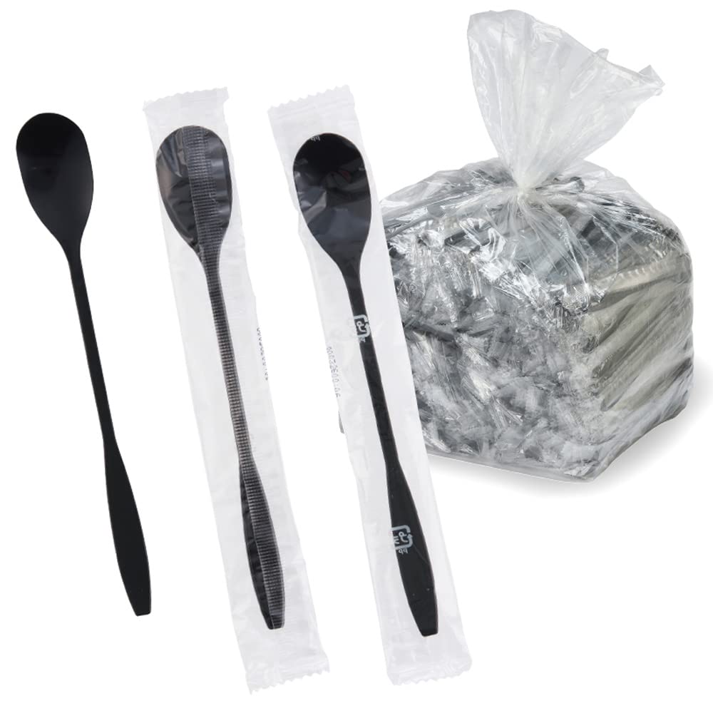 Amazon.co.jp: サンナップ 【 個包装パフェスプーン ブラック・16cm