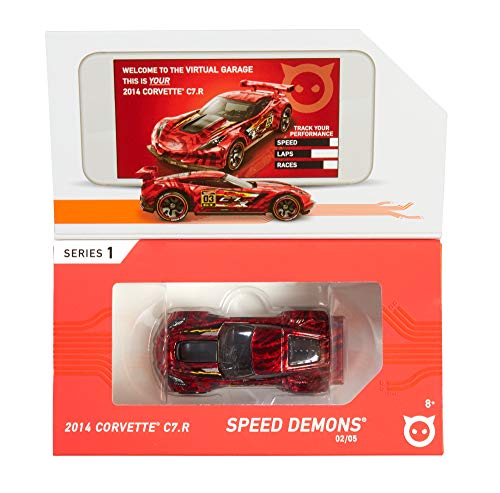 Hot Wheels iD FXB04 - Die-Cast Fahrzeug 1:64 Corvette C7R mit NFC-Chip zum Scannen in der Hot Wheels iD App, Auto… – Bild 6
