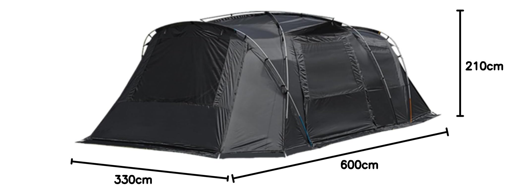 Amazon.co.jp: 大型トンネルテント 新型テント キャノピーポール