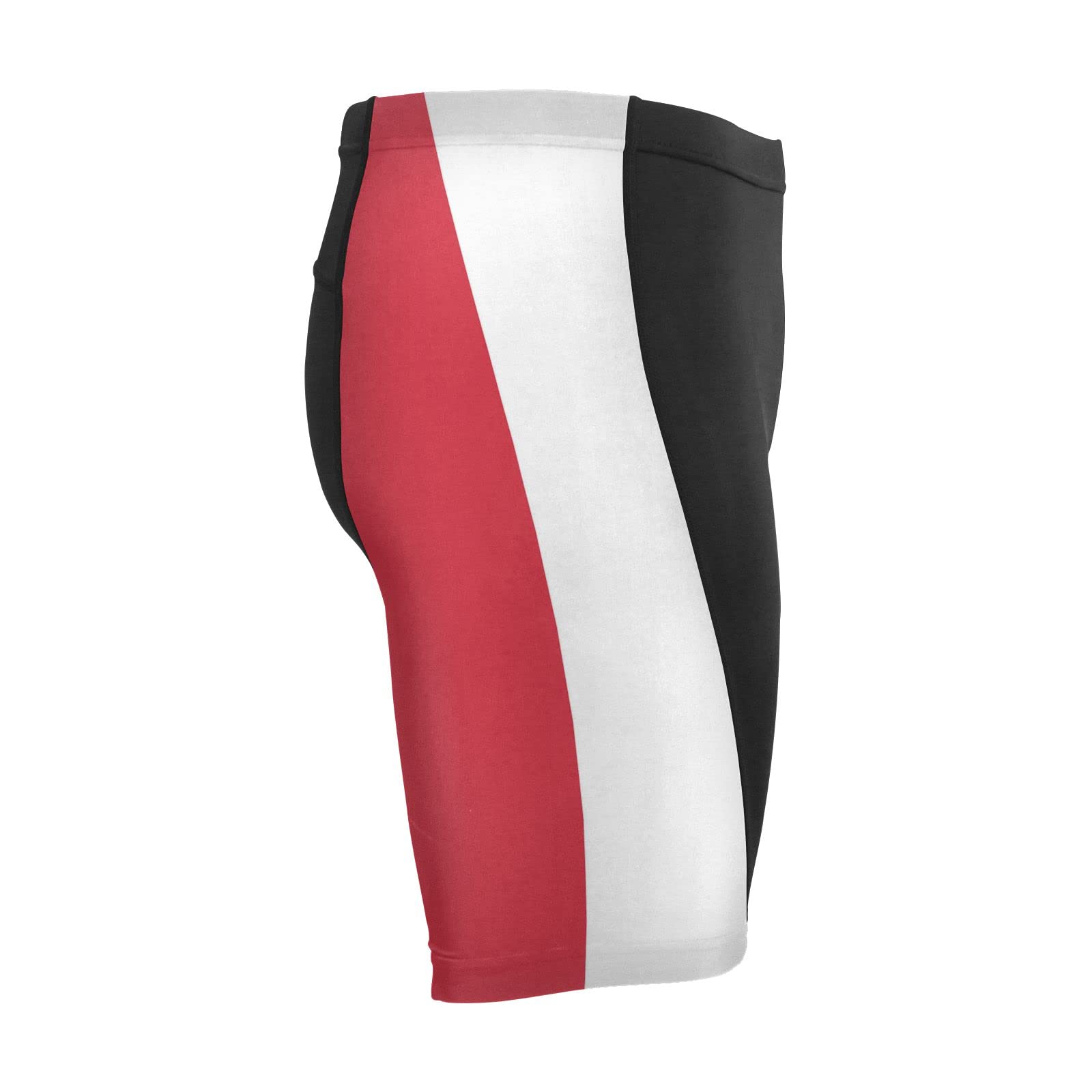 Monaco Flag Men's Bike Shorts Padded Cycling Bicycle Biking Shorts Tight Multicolor