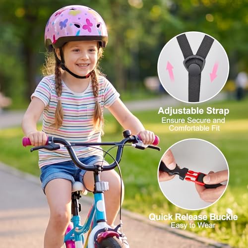 Image of Toddler Helmet, Baby Infant Kids Bike Helmet for Kids Age 1-3 /2-4 /3-5 /5-8 Adjustable Toddler Bike Helmets for Boys Girls for Scooter Skateboard Cycling