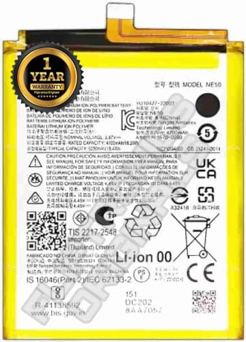 Image of NE50 Battery for Motorola G52 XT2221,G82 5G XT2225 Battery with 1 Year Warranty**** (X36)