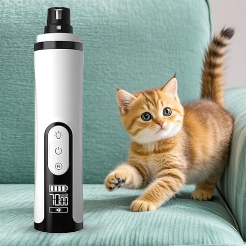 Pédicure pour griffes de chien pour couper sans douleur avec la lampe LED