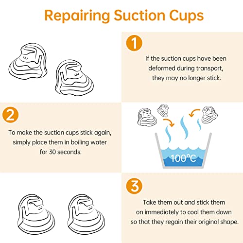 Asstikoo Car Window Shades for Baby with UV Protection, Car Sun Shade for Children, Sun Visor for car, Baby Car Sun Shade with Cute Animal Motifs, 45 x 35.5 cm, Set of 2 - Image 3