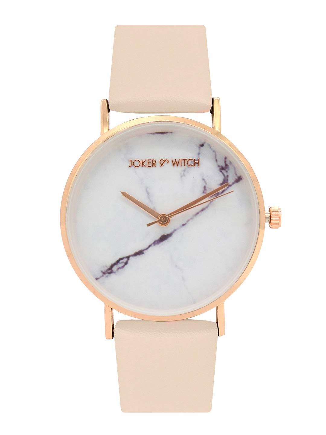 Joker & Witch Hannah White Dial Pink Faux Leather Analogue Watch for Women (B08SM3GY1S) Amazon Price History, Amazon Price Tracker