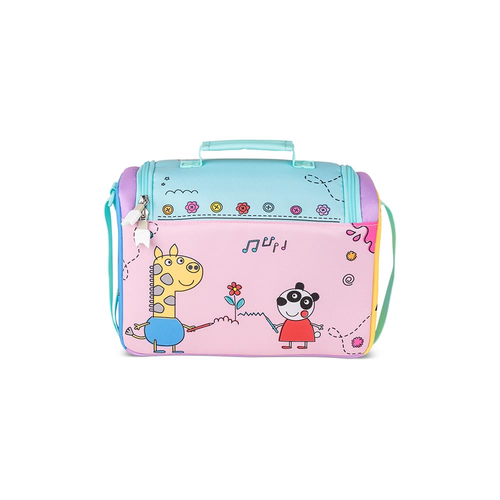 Tonies Sac Bandoulière Peppa Pig Sac de Transport pour Toniebox, Casque Audio Chuchote, Station de Recharge, 8 Figurines