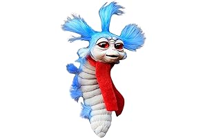 Handmade Labyrinth Worm: Unique Collector's Piece for Fantasy Enthusiasts