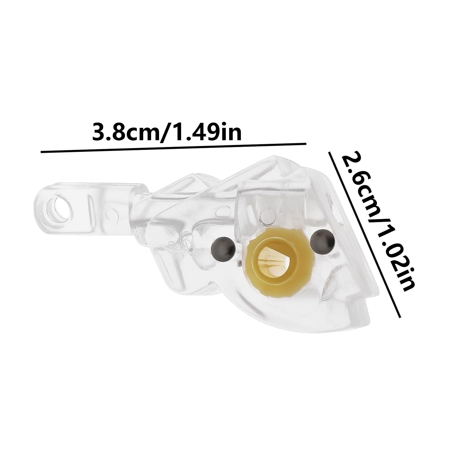 Kit di riparazione per meccanismo di inclinazione per veneziane, 4 bacchette di ricambio orizzontali, meccanismo di inclinazione resistente, per finestre