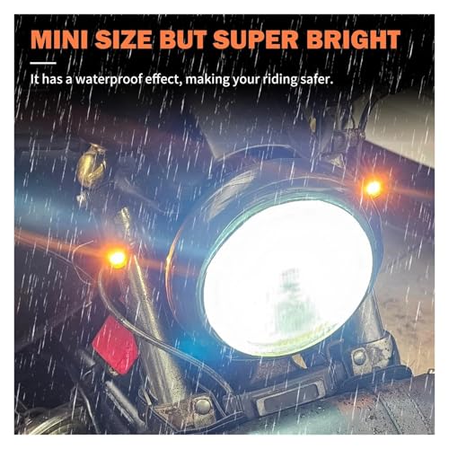 Clignotants de moto LED universels pour réparer une signalisation faible