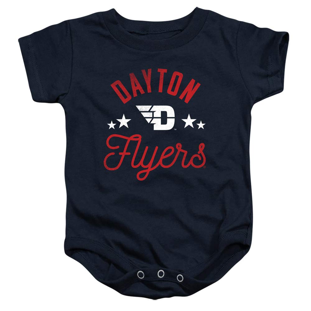 University of Dayton Official Flyers Unisex Infant Snap Suit for Baby,Navy, 6 Months