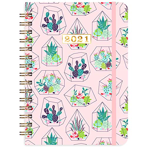 2021 Planner - Weekly & Monthly Planner with Tabs, 6.3