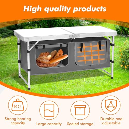 Outdoor-Folding-Table-Camping-Folding-Tables-with-3-Adjustable-Height-Legs-and-Storage-Organizer-for-BBQ-Party-Picnic-Camping-Black