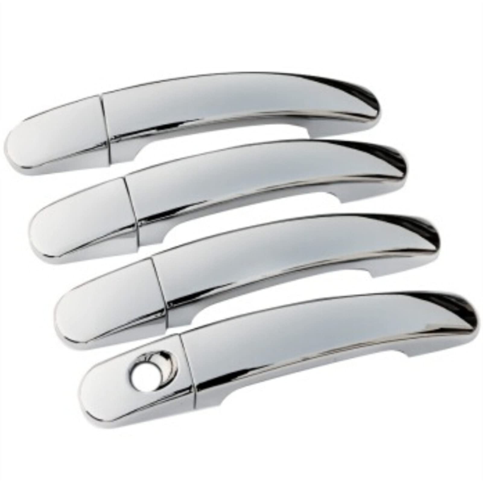 RINKTEEA Exterior Car Door Handle for Focus 2 MK2 MK3 MK4 ABS Chrome Car Door Handle Cover Trim Sticker Fit