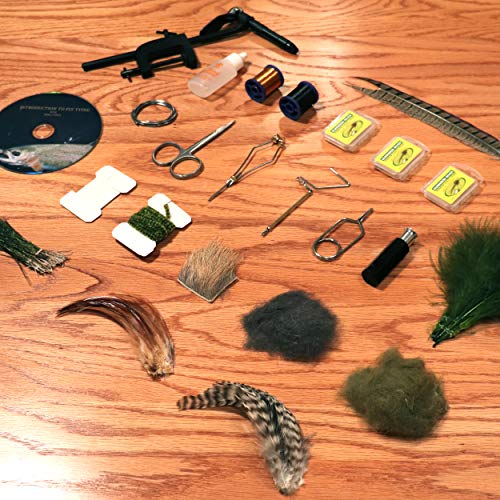Scientific Anglers Deluxe Fly Tying Kit with Vise, Materials, Tools, Hooks, and Instructional DVD in Travel Case - Thumbnail 6