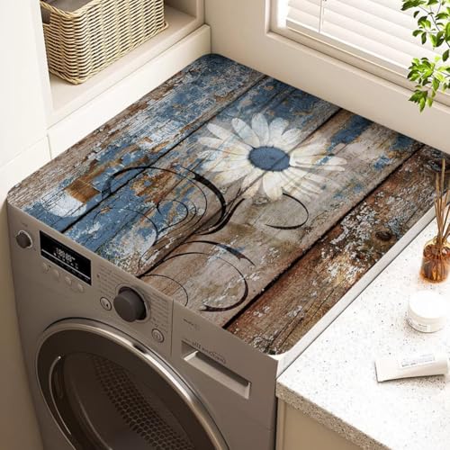60x60 cm Housse de Machine à Laver,Tapis Antidérapant en Silicone,Plan de Travail de Cuisine,Douce Découpable,Pour Machine à...