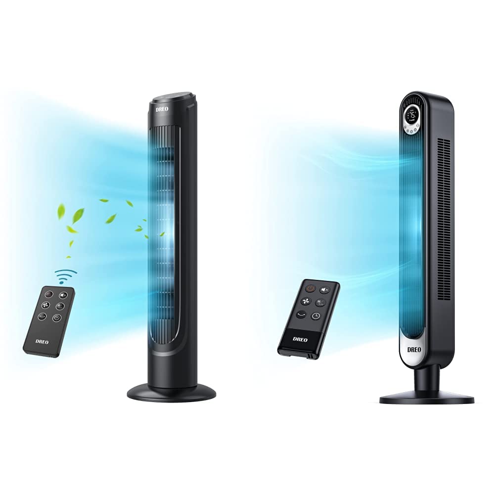 Amazon.com: Dreo Cruiser Pro Tower Fan 90° Oscillating Fans u0026 Tower Fan  with Remote, 42 Inch Oscillating Bladeless Fan with 6 Speeds, 3 Modes, LED  Display, Quiet Indoor Standing Fans : Home u0026 Kitchen