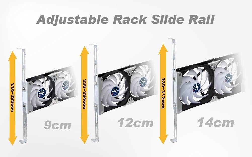 Buу 1 gеt 1 TITAN- 12V DC IP55 Waterproof Double Rack Mount Ventilation Cooling Fan with Timer and Speed Controller- TTC-SC20 (90mm)