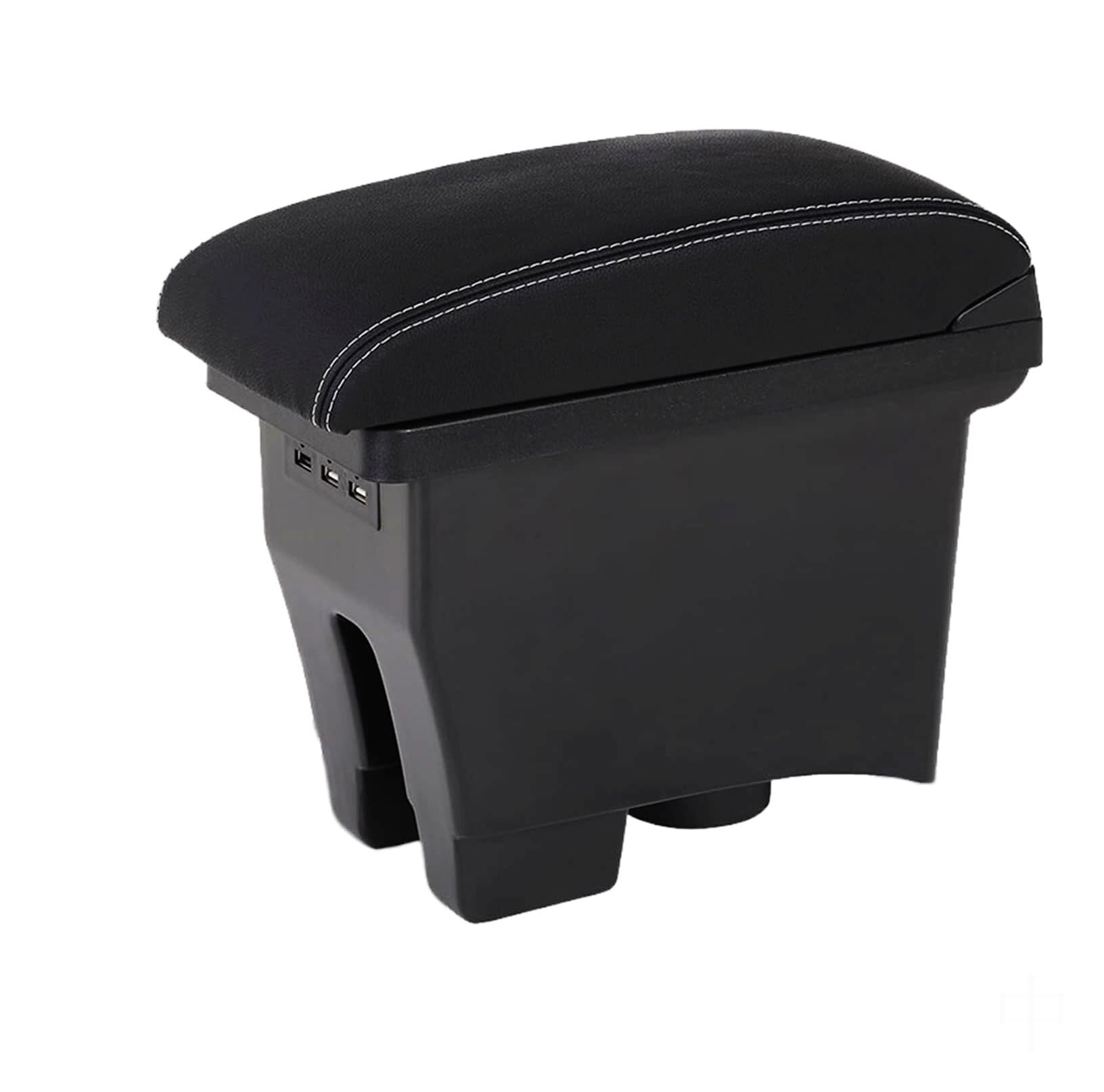 GTDTKGANAK Storage Box For Vw For Polo Mk5 6R For Vento 2012-2018 Center Console Armrest Storage For Box(B3 Black Corium)
