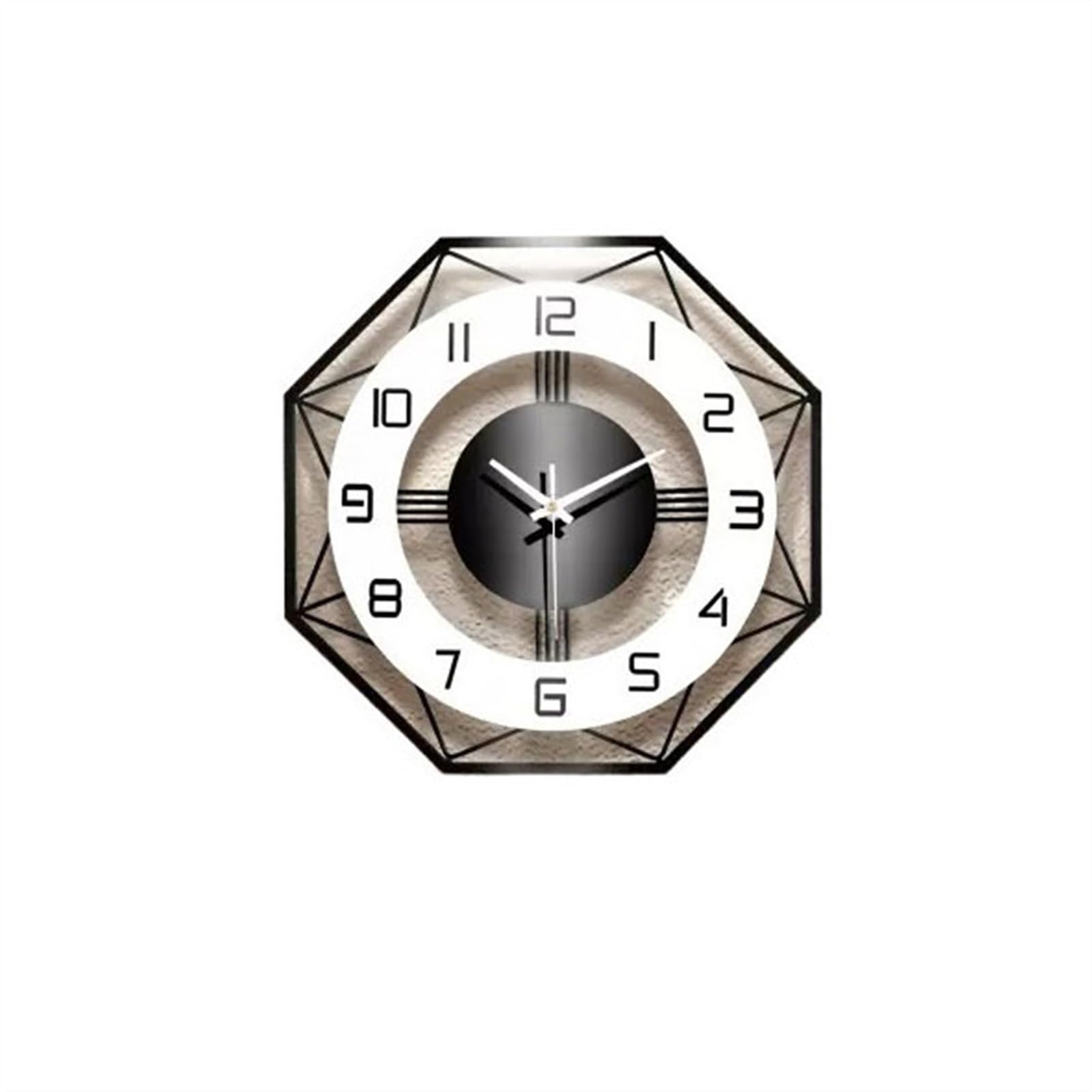 Aioneer Wall Clock Simple Clock Wall Living Room Creative Fashion Household Table Hanging Atmosphere Quartz-Medium