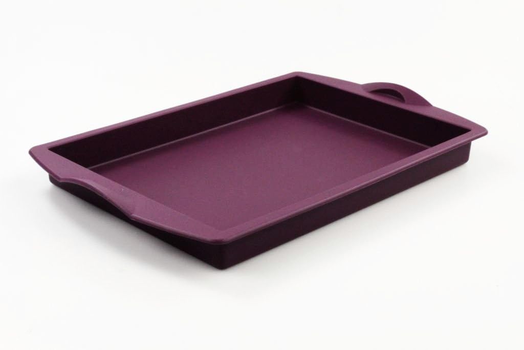 Tupperware Baking Silicone Mould 1.0 L Purple Square Silicone Tin Cake 27962