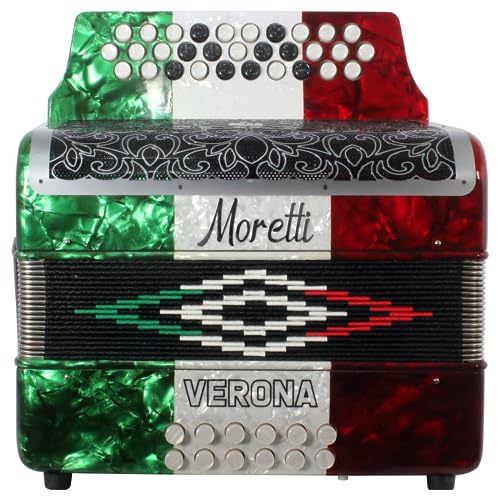 Moretti FBBEB Acordeon de Botones Verona, Bandera