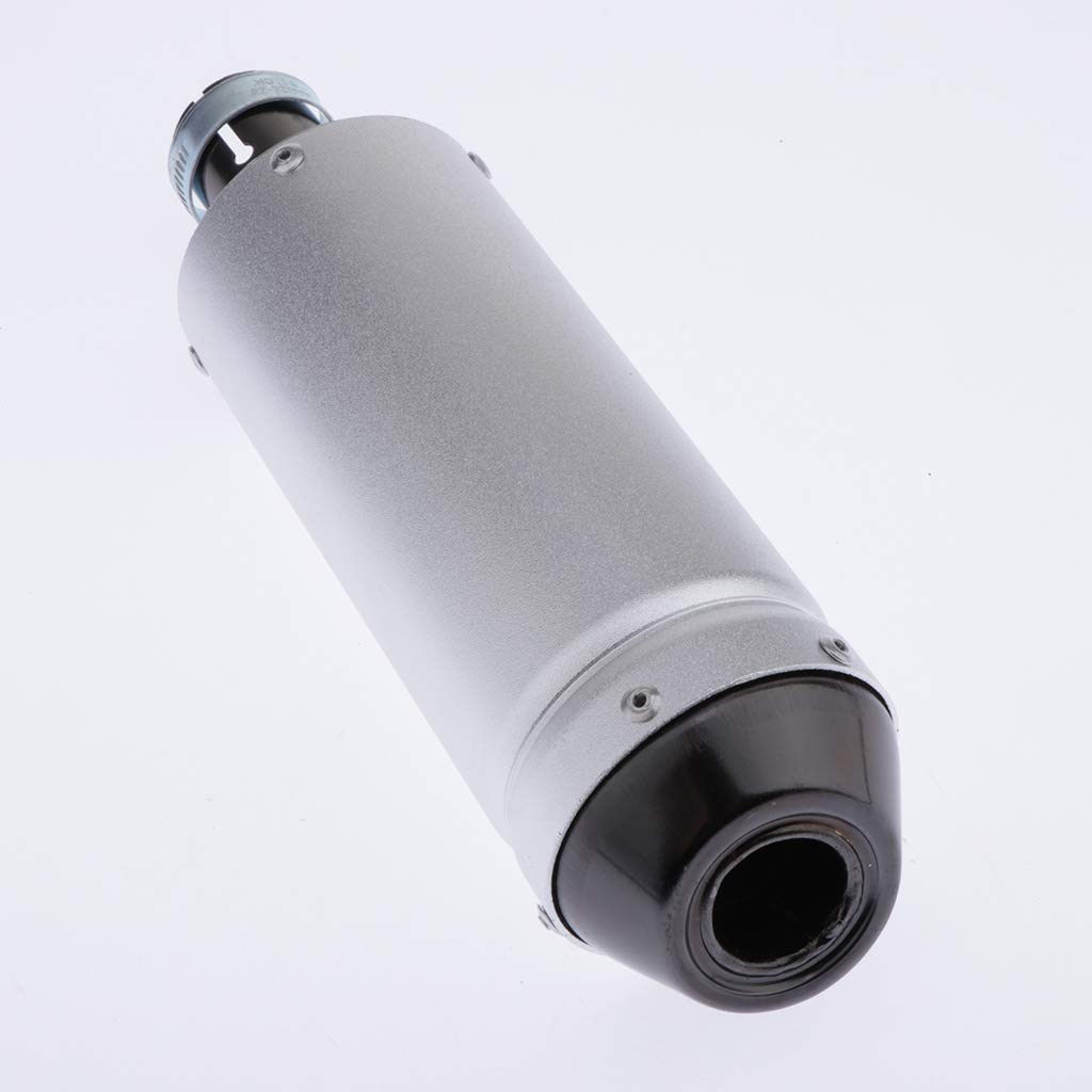 perfk 28mm Silenziatore per Tubo di Scarico Moto per Bici da 50/70/90/110/125 Dirt Bike, Street Bike, Scooter, ATV, Quad e Any