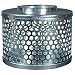 Apache 70001500 Round Hole Suction Strainers, Plated Steel, 3"