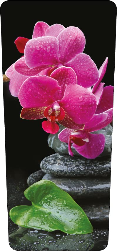 Stickers WC Orchidée sur Galets - Des prix 50% moins cher qu'en magasin