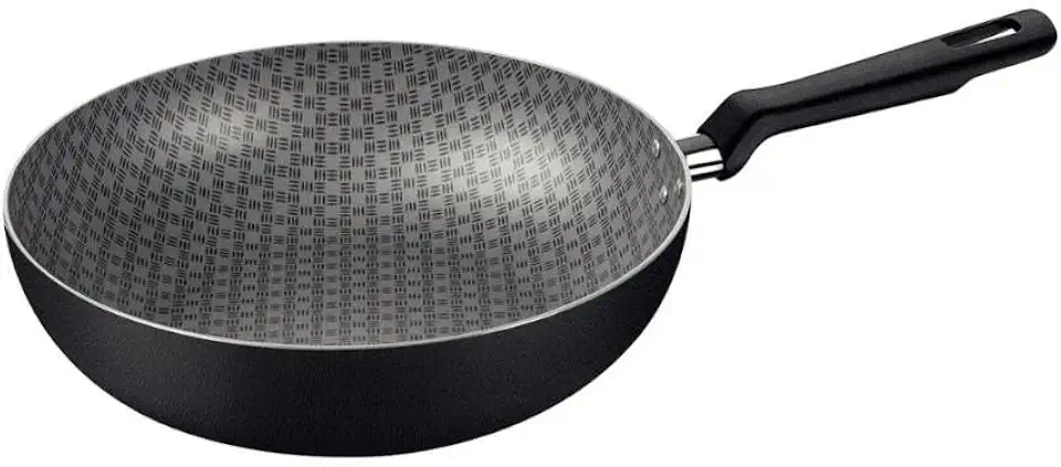 Frigideira Funda Tramontina Loreto em Alumínio com Revestimento Interno Antiaderente Starflon Max Grafite 24 cm 2,2 L