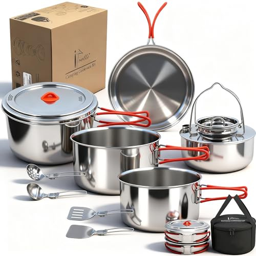Ipretti 11-Piece Stainless Steel Cookware Set