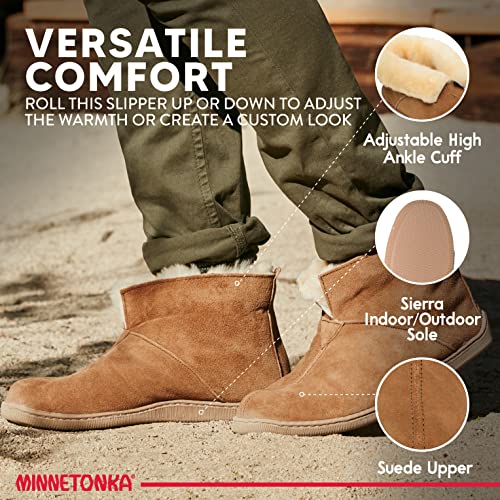 Minnetonka Men's Sheepskin Ankle Boot3