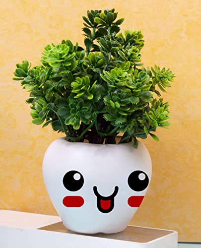 "Bring Life to Your Home: Kawai Homes' Stunning Artificial Plant Combo with Pots for Lush Living Room Decor (Green)"