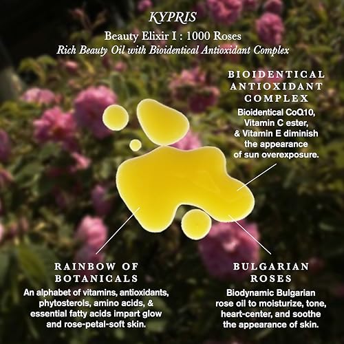 KYPRIS Beauty Elixir I: 1,000 Roses Rich Moisturizing Face Oil, view 5