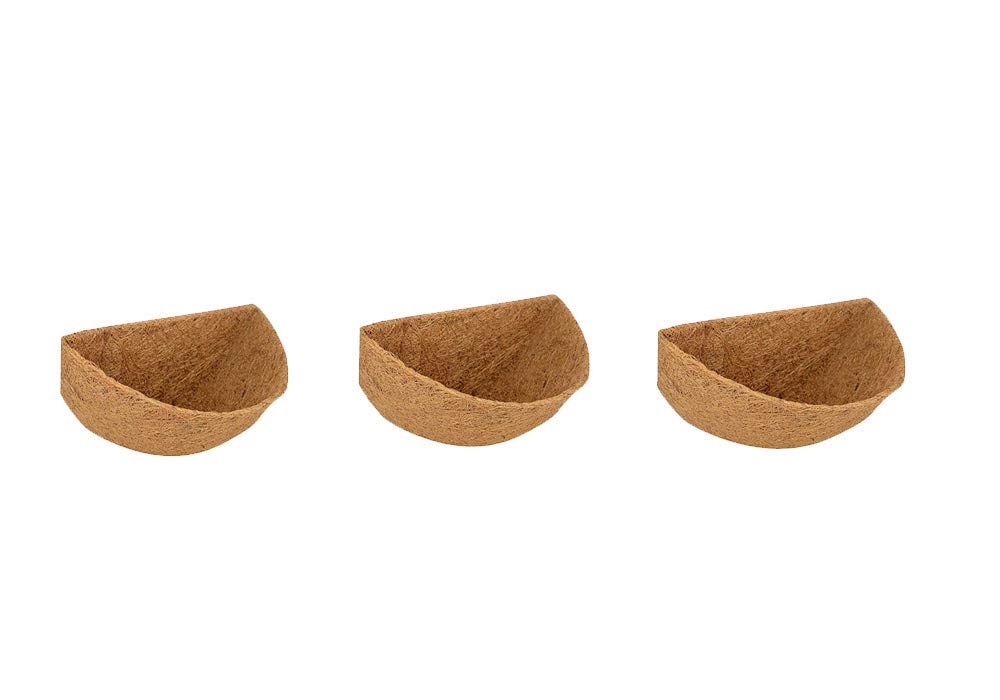 COIRGARDEN-Coco Fiber Wall Hanger Half Liner - Window Hanging Planter POTS - Coir Liner - Basket Liner 12 INCH - 3 Pieces (B07BQ18D5R) Amazon Price History, Amazon Price Tracker