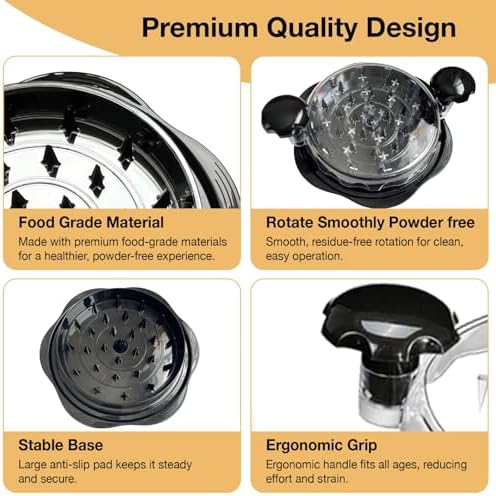 Chicken Shredder Tool Twist Large, Multifunctional Chicken Breast Shredder with Brush, Tong, Silicone placemat and a Pair of Gloves, Easy Cleaning, Visible Meat Shredder Machine