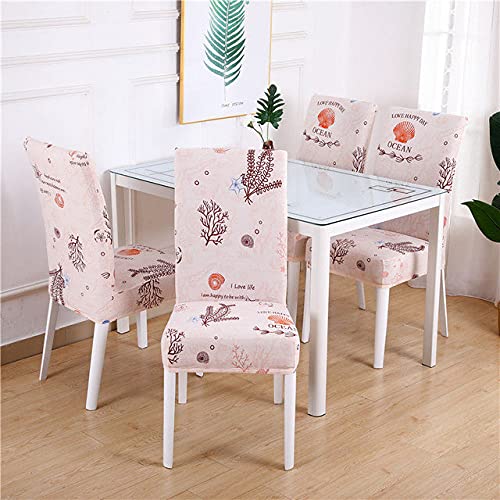 Fundas para sillas de comedor spandex elasticas modernas pack 6 cubiertas protectoras salon 2