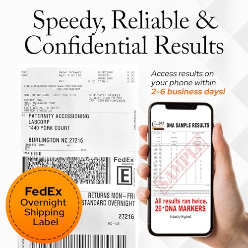 Grandparent DNA Home Test Kit - Includes one Grandparent & one Child. (at Home - for Personal Purposes Only) – Free Return Shipping to Lab, All Lab Fees Included - Results in 6 Business Days - Thumbnail 5
