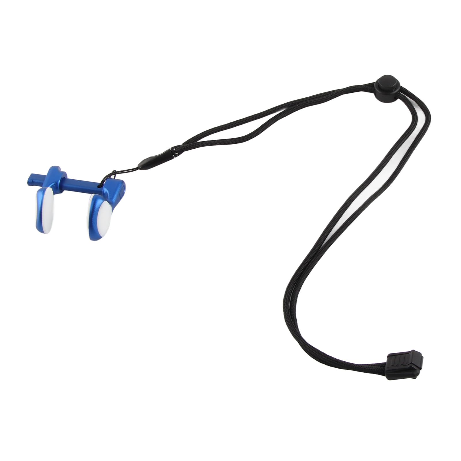 Alomejor Schwimmender Nasenstopfen, Tauch-Nasenklammer aus Aluminiumlegierung, Tauch-Nasenklammer mit Lanyard-Nasenklammern (Blue)