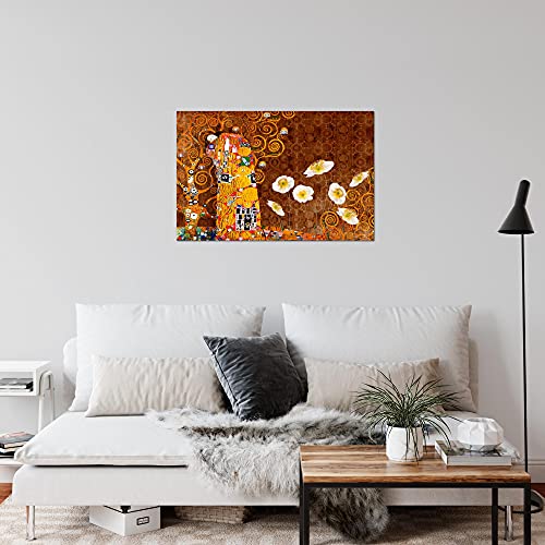 Tableau mural Gustav Klimt Le Baiser Runa Art modernisera votre deco