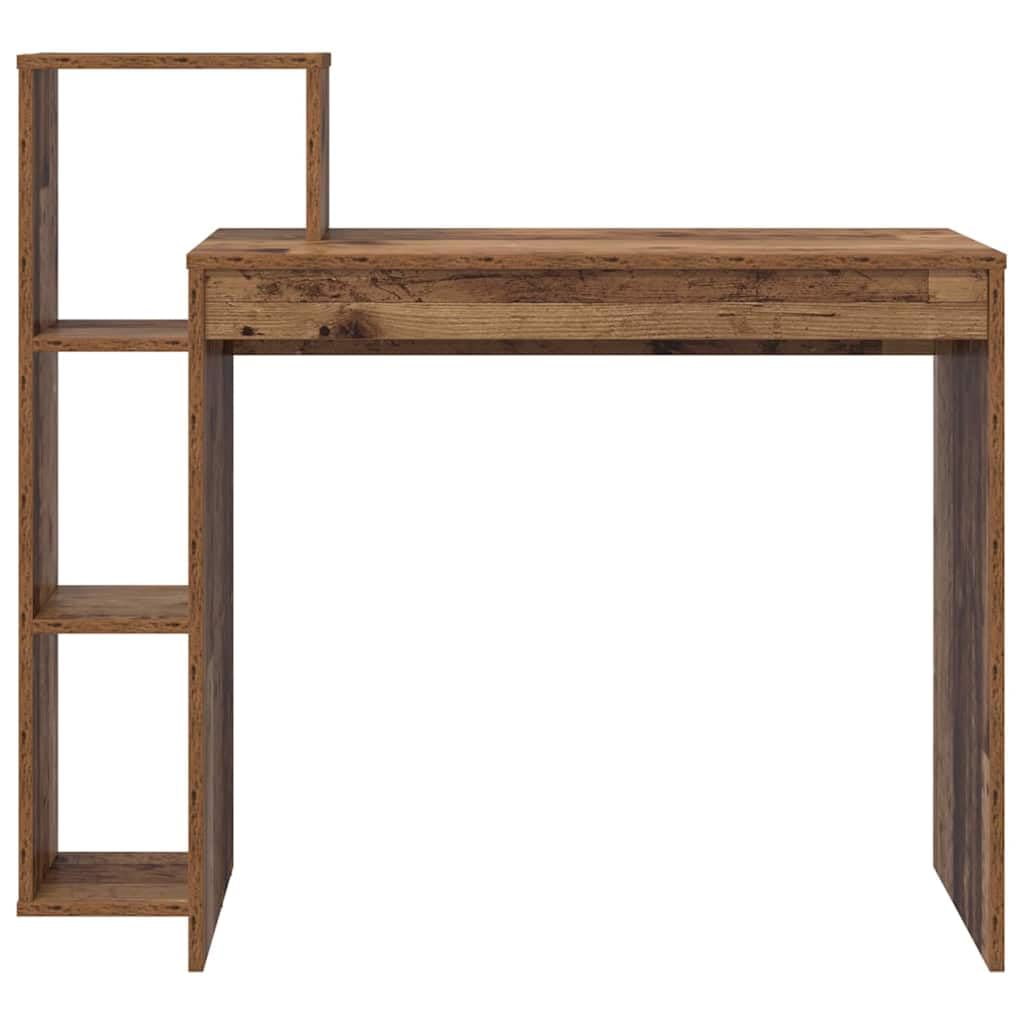 Bureau Informatique 100x40x90 cm Bois d'Ingénierie Ancien
